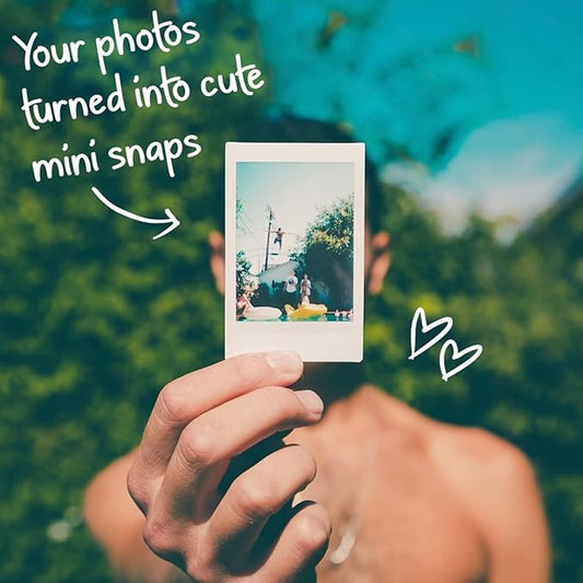 Loyalove Gifting Personalized Mini Photos, Customized Photos Prints on Shiny Thick Paper, Gift for every occasion (89x64MM, Pack of25)