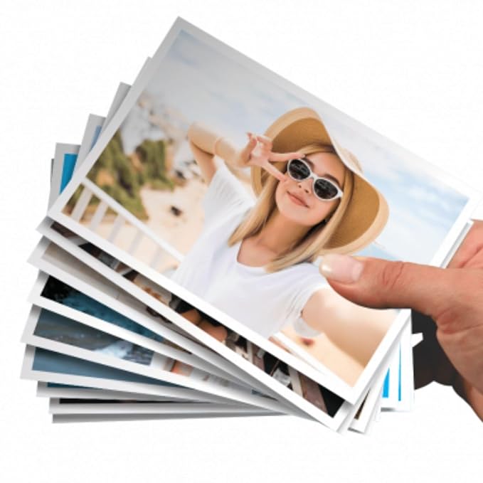 50 Customised Photo Prints Elegant Display Enrich Your Space with Stunning Custom Prints Decor Customized Photos Print 4 X 6 Inches, White, (Pack of 50)