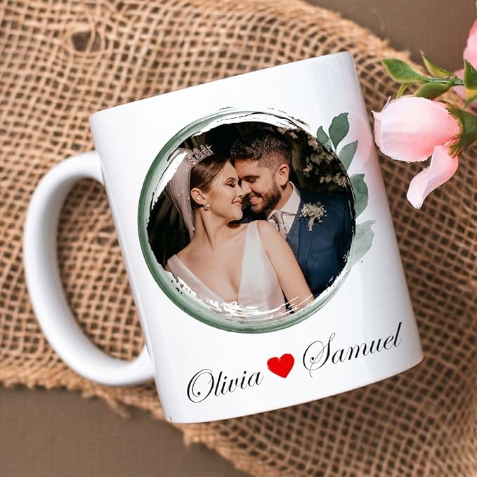 Coffee Mug - Custom Name, Photo & Text | 350 ML | Gift for Birthday, Holi, Anniversary & Office Use | Microwave & Dishwasher Safe.