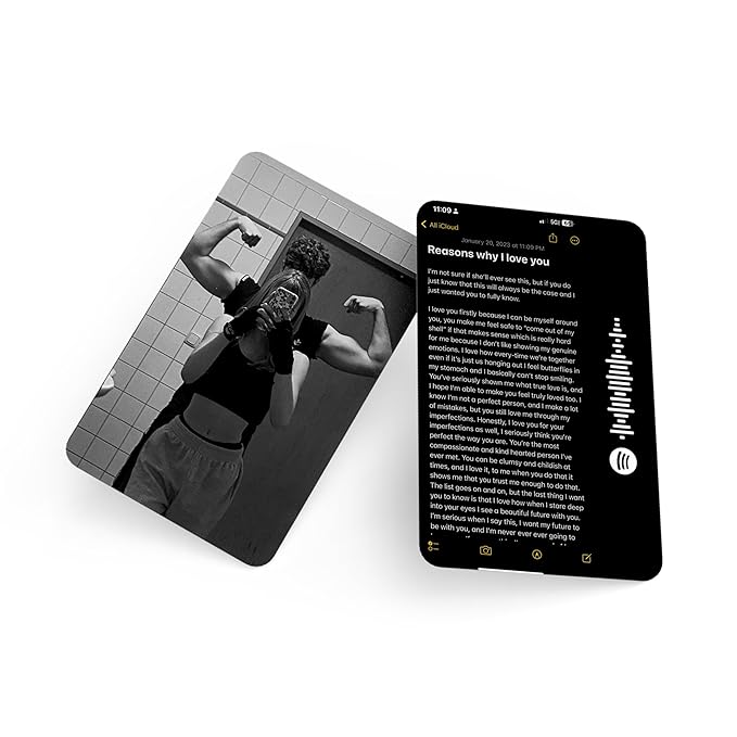 Plastic Wallet Card Customised Surprise Him with a Thoughtful Gift, A Unique Customised Wallet Card to Make Every Occasion Memorable for Your Loved Ones