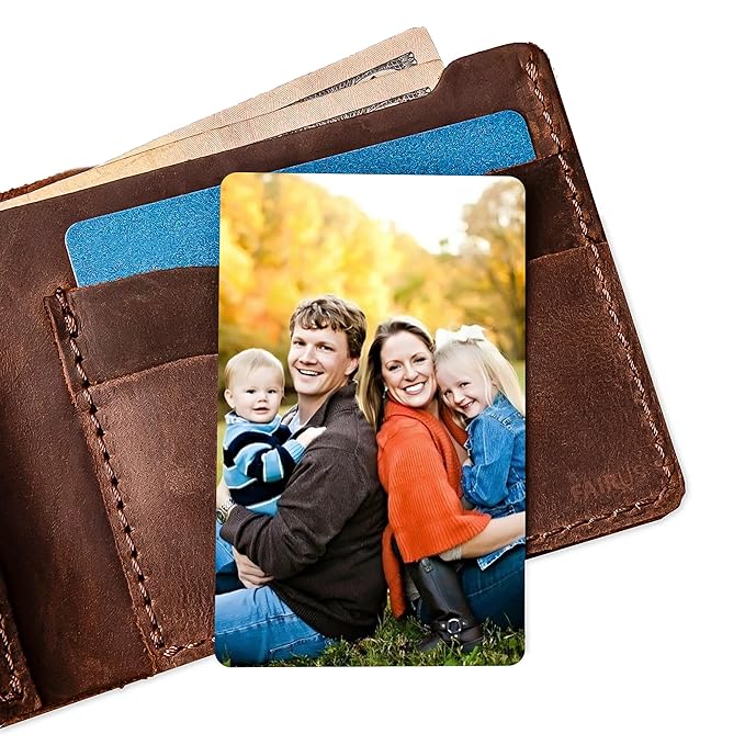 Plastic Wallet Card Customised Surprise Him with a Thoughtful Gift, A Unique Customised Wallet Card to Make Every Occasion Memorable for Your Loved Ones