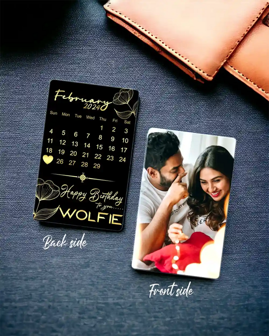 Plastic Wallet Card Customised Surprise Him with a Thoughtful Gift, A Unique Customised Wallet Card to Make Every Occasion Memorable for Your Loved Ones