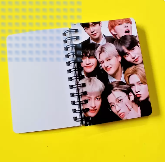 Personalised Mini Photo Album Easel for 4 by 6-Inch Prints, Navy Blue | 50 Photos Spiral Bound 01