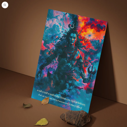 The Bholenath 'शिवोऽहम् शिवोऽहम्' Poster | 8K | Premium Glossy