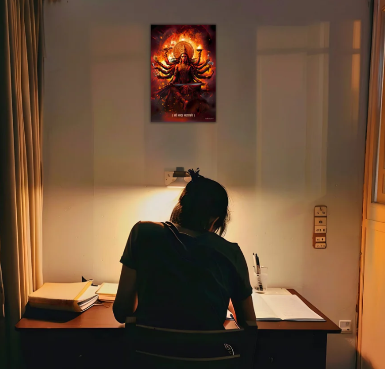 महिषासुरमर्दिनि" Durga Mata Poster | 8K | Premium Glossy