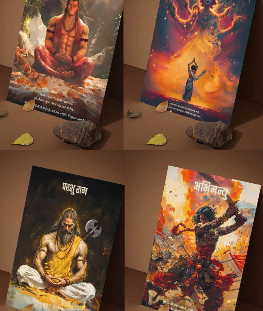 12 Premium Large Posters Combo + Free Fevicol EasyStick Kit + 1 Surprise Sticker