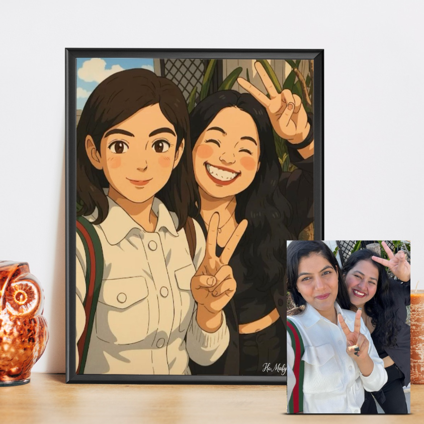 Customized Photo Frame – Ghibli Art