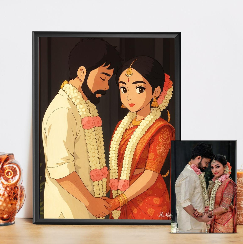 Customized Photo Frame – Ghibli Art