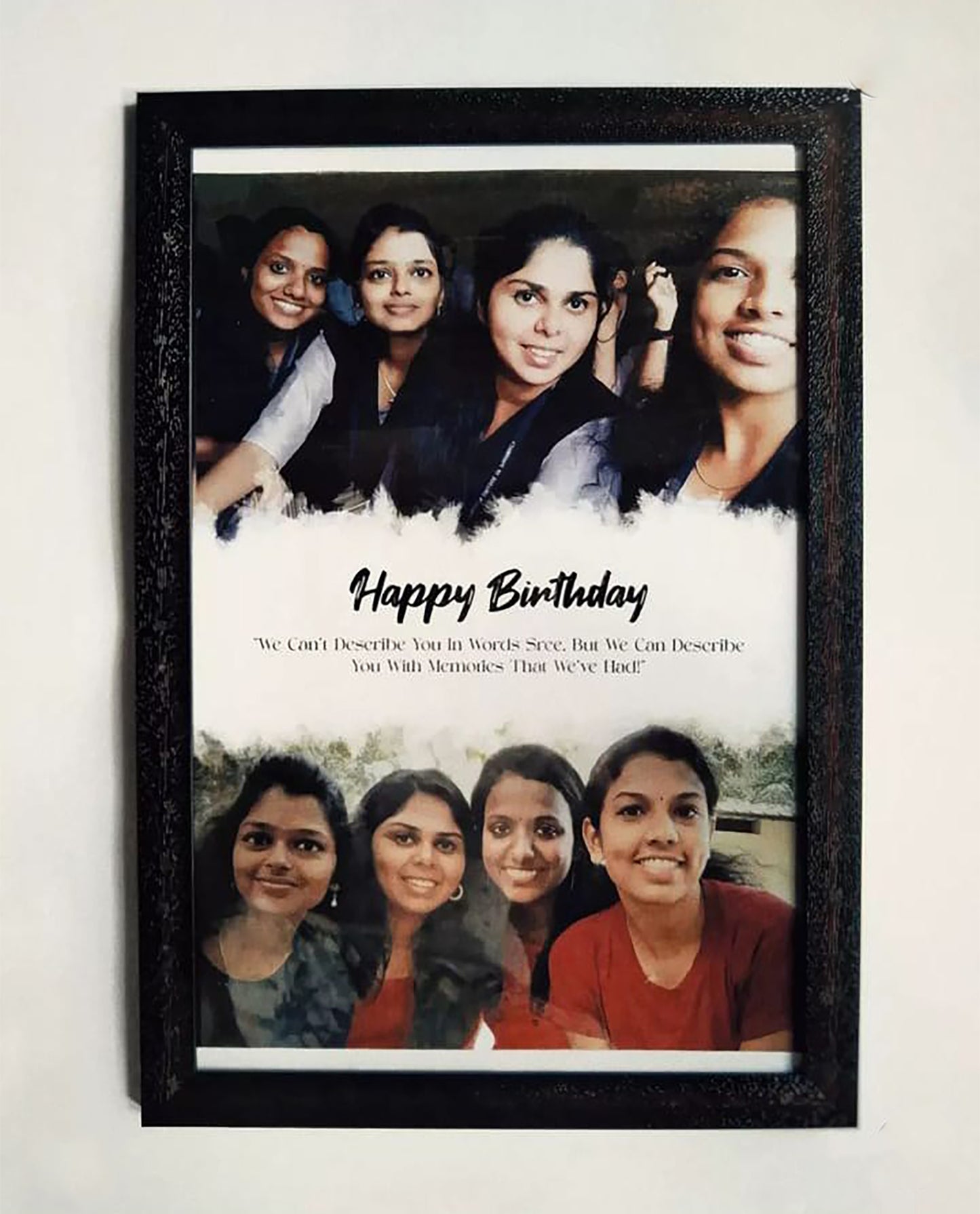 Happy Birthday Personalised Gift photo frame