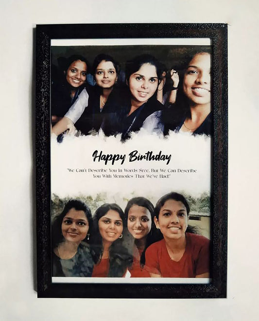 Happy Birthday Personalised Gift photo frame