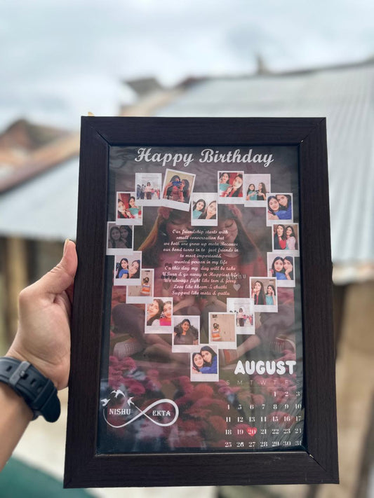 Happy Birthday gifts my love collage photo frame