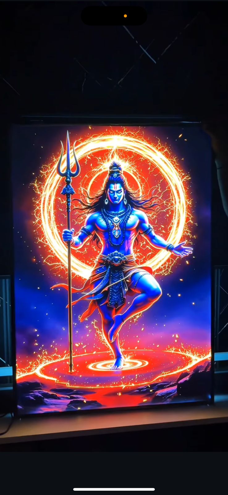 shiv and mata parvati canvas photo painting Wall Arts Om Arts Beautiful Lord Shiv Parvati Canvas Painting | High Quality HD Artwork | Lord Shiva Parvati Wall Art | Bright Shining Colors