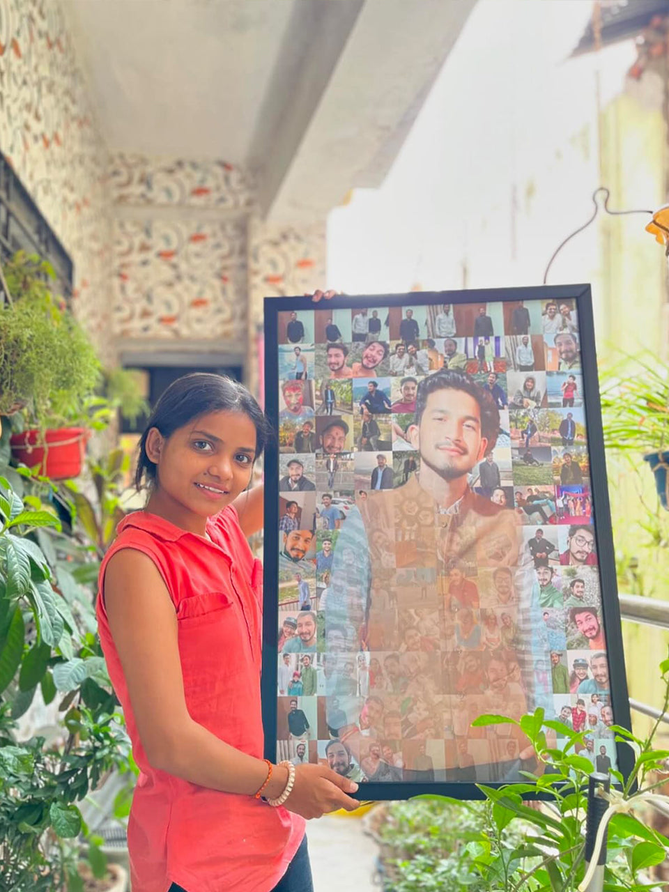 PERSONALIZED MOSAIC PHOTO FRAME START FROM ONLY 550/- RS