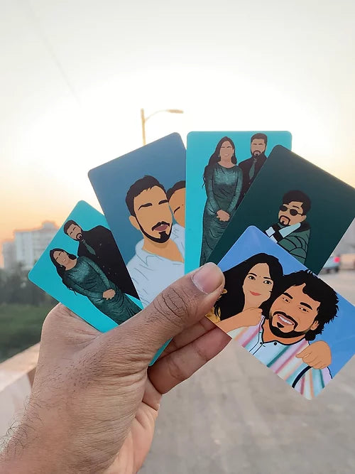 Customized Wallet Cards for Him Unwrap Love with Spotify Song Photo Card and Music Player Design on the Backside Perfect for Thanksgiving