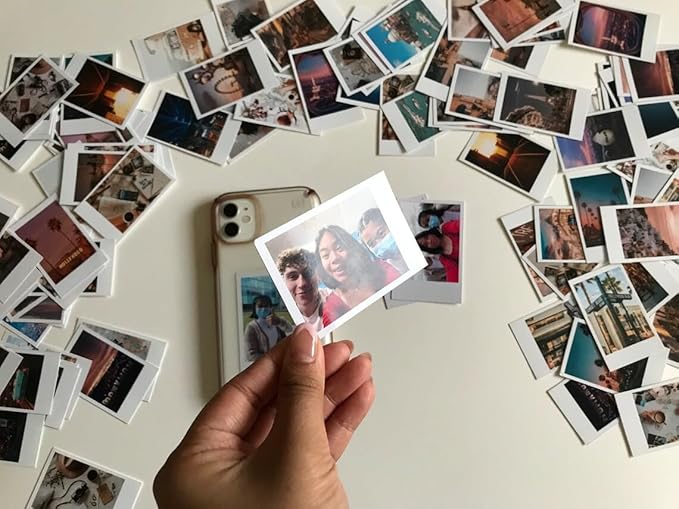 Loyalove Gifting Personalized Mini Photos, Customized Photos Prints on Shiny Thick Paper, Gift for every occasion (89x64MM, Pack of25)