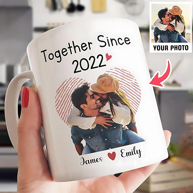 Coffee Mug - Custom Name, Photo & Text | 350 ML | Gift for Birthday, Holi, Anniversary & Office Use | Microwave & Dishwasher Safe.