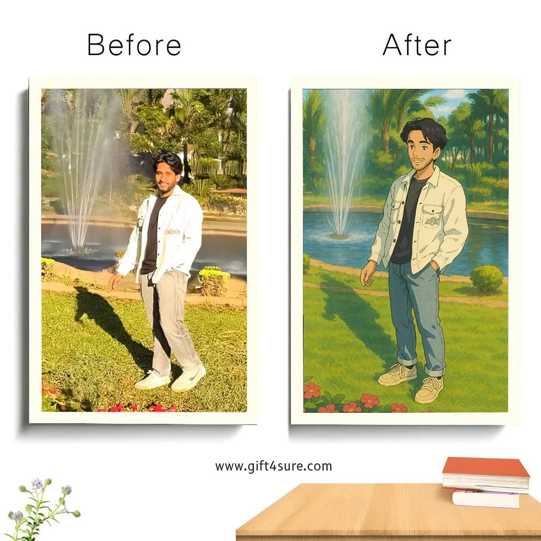 Customized Photo Frame – Ghibli Art