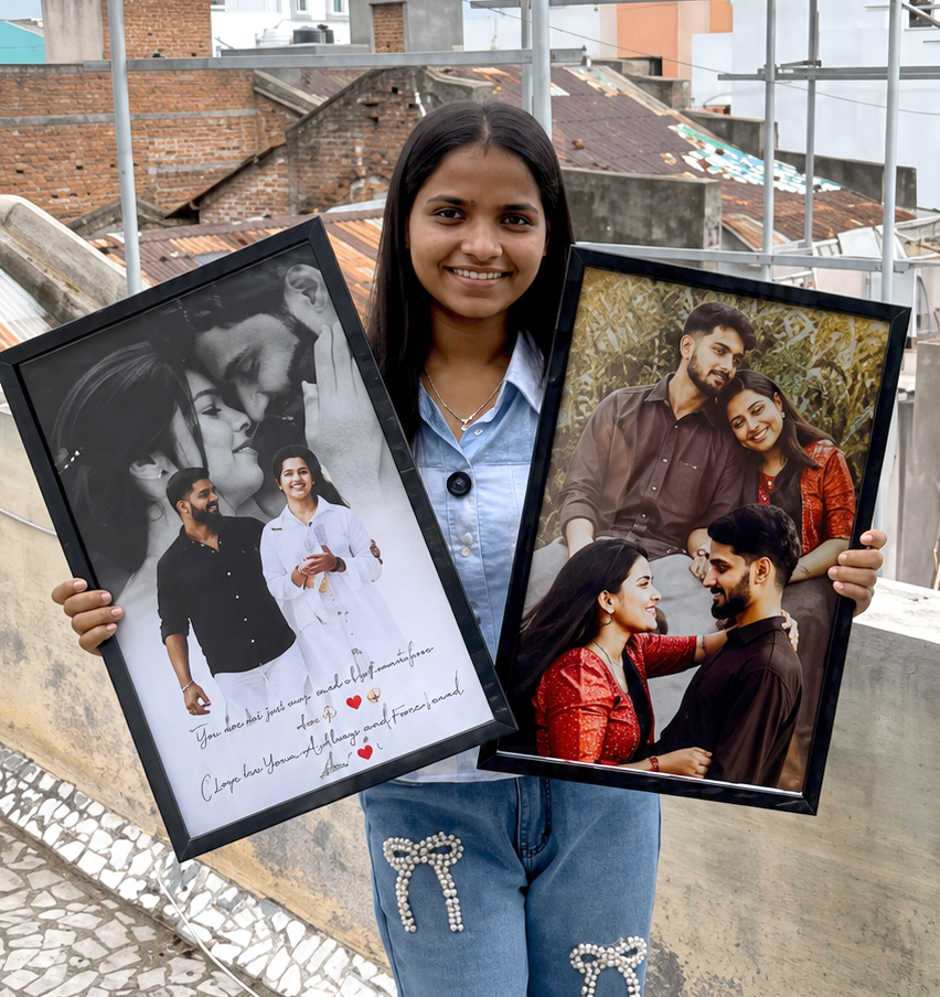 Couple Photo Frame Personalized