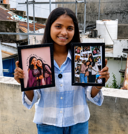 Personalized Photo Frame | Custom Memory Collage Gift for Friends & Loved Ones