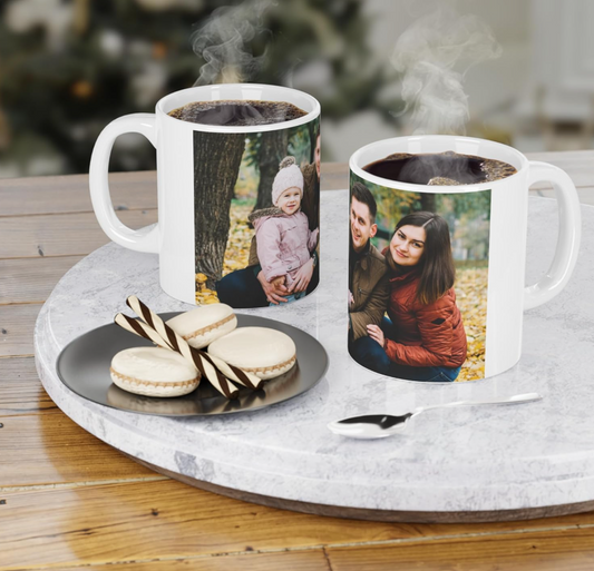 Coffee Mug | Cup for Gift - White Ceramic Mugs Name Gifts for Birthday 350 ml