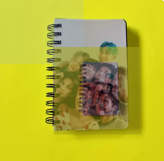 Personalised Mini Photo Album Easel for 4 by 6-Inch Prints, Navy Blue | 50 Photos Spiral Bound 01