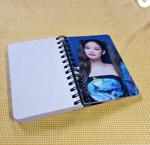 Personalised Mini Photo Album Easel for 4 by 6-Inch Prints, Navy Blue | 50 Photos Spiral Bound 02