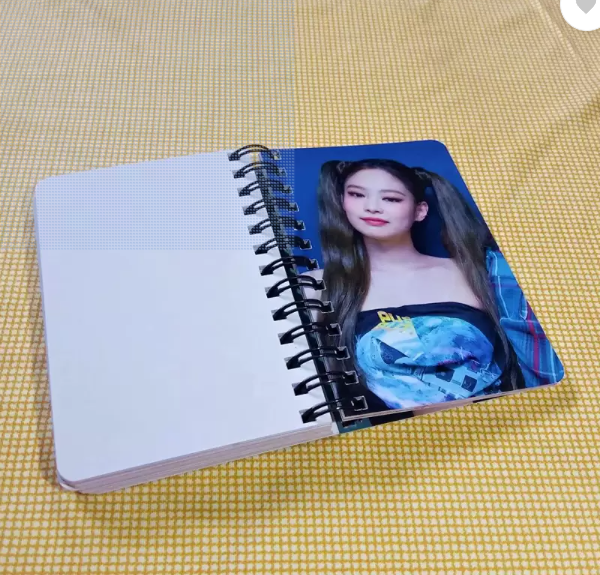 Personalised Mini Photo Album Easel for 4 by 6-Inch Prints, Navy Blue | 50 Photos Spiral Bound 02