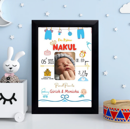 Baby Birth Frame - Design 3