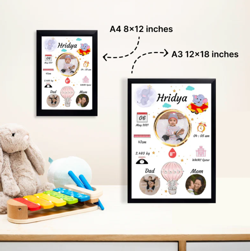 Baby Birth Frame - Design 4