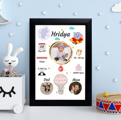 Baby Birth Frame - Design 4
