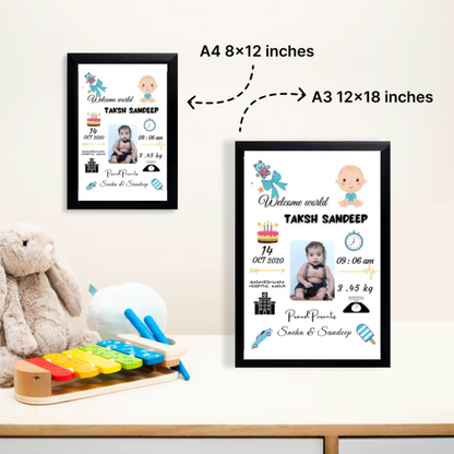 Baby Birth Frame - Design 5