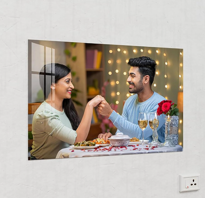 Personalized Acrylic Photo Frame Customized Gift Premium Acrylic Picture, Wall Photo Frame, 3mm