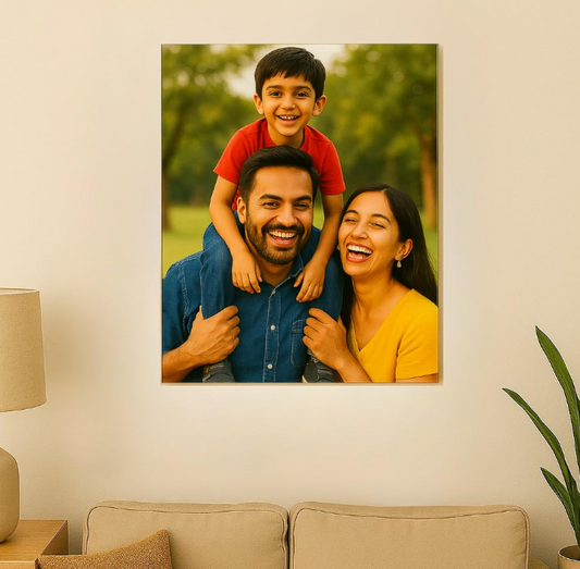 Acrylic Photo Frame for Wall – Glass-Like Premium Display | Modern Wall Mounted Family & Portrait Photo Frame