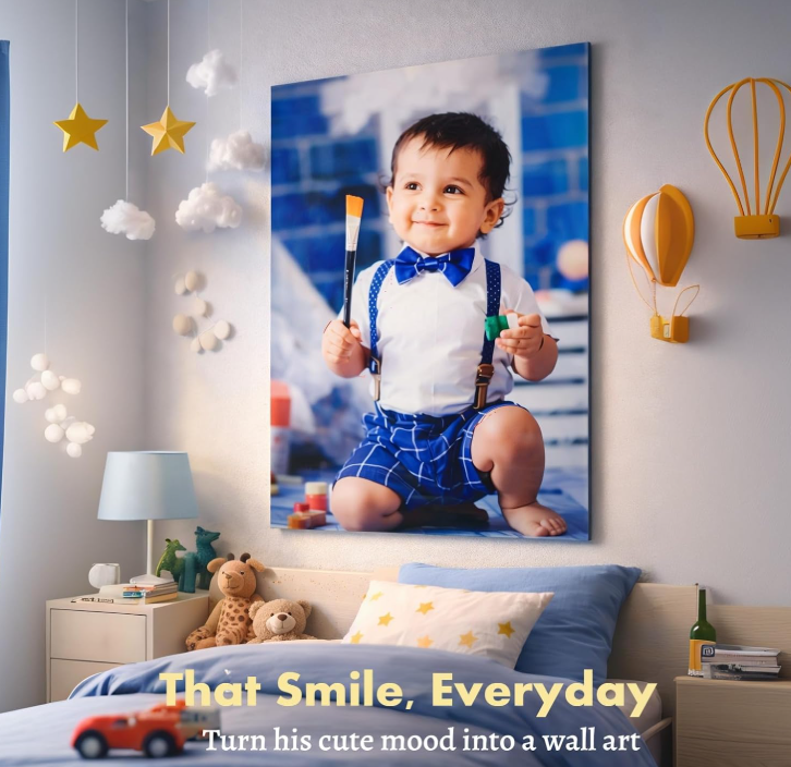 Acrylic Photo Frame for Wall – Glass-Like Premium Display | Modern Wall Mounted Family & Portrait Photo Frame