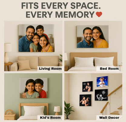 Acrylic Photo Frame for Wall – Glass-Like Premium Display | Modern Wall Mounted Family & Portrait Photo Frame