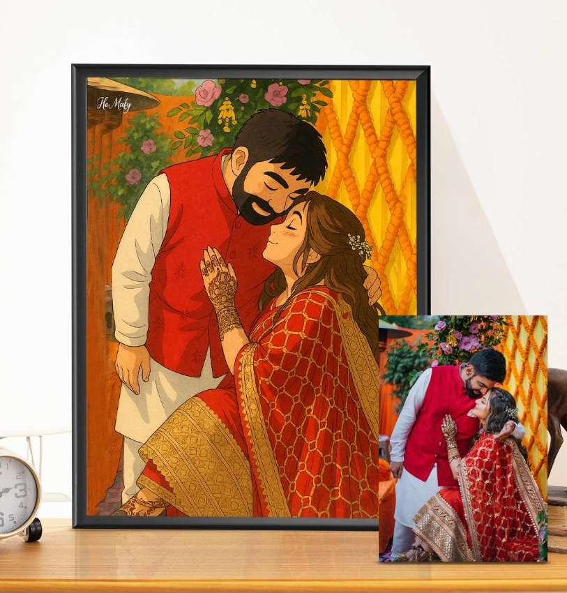 Customized Photo Frame – Ghibli Art