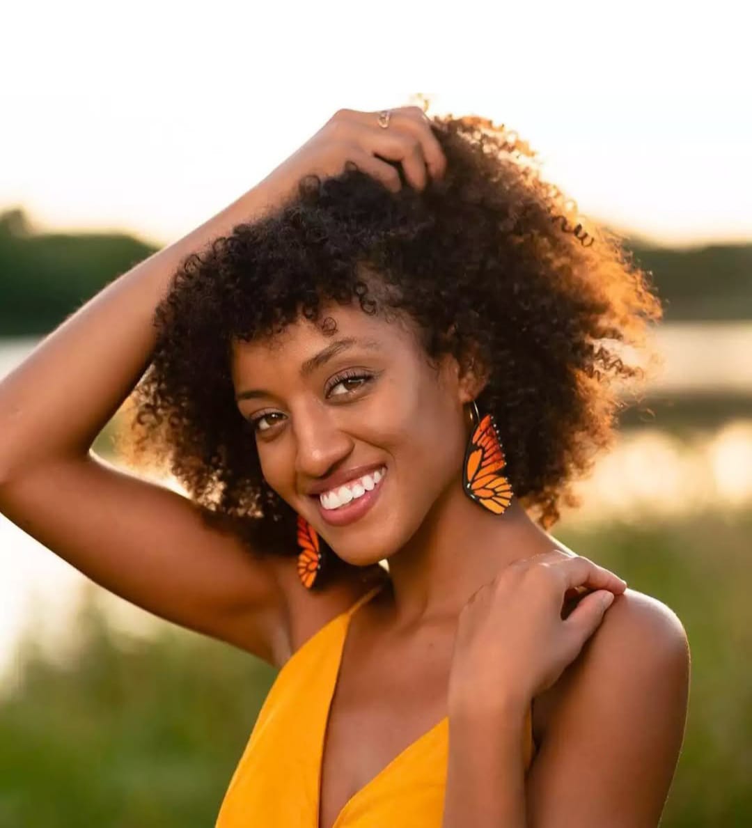 Wooden Butterfly Wing Earrings - sustainable wooden earrings from alderwood, wooden jewelry, butterfly wing earrings, wooden butterfly wings (Copy)