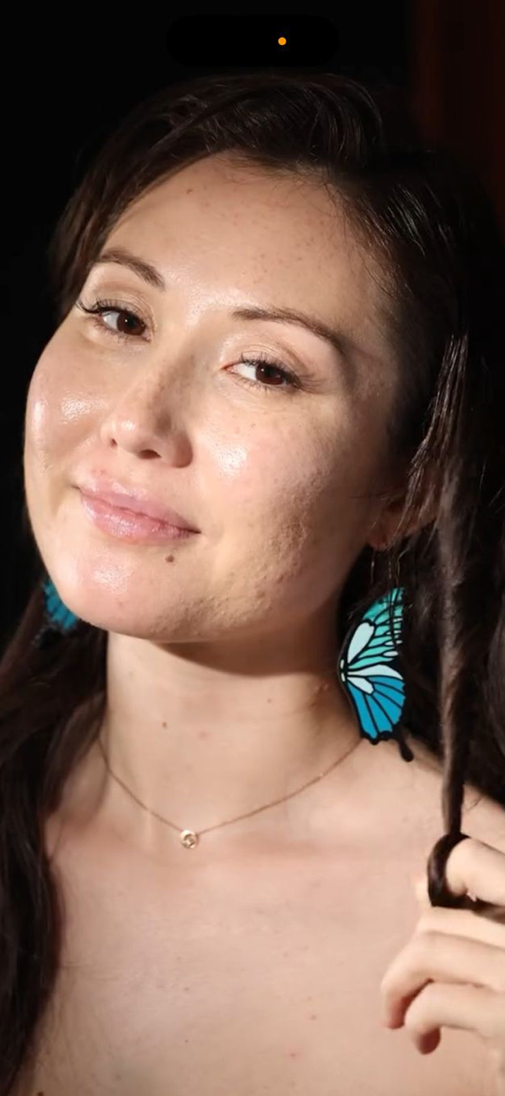 Wooden Butterfly Wing Earrings - sustainable wooden earrings from alderwood, wooden jewelry, butterfly wing earrings, wooden butterfly wings (Copy)