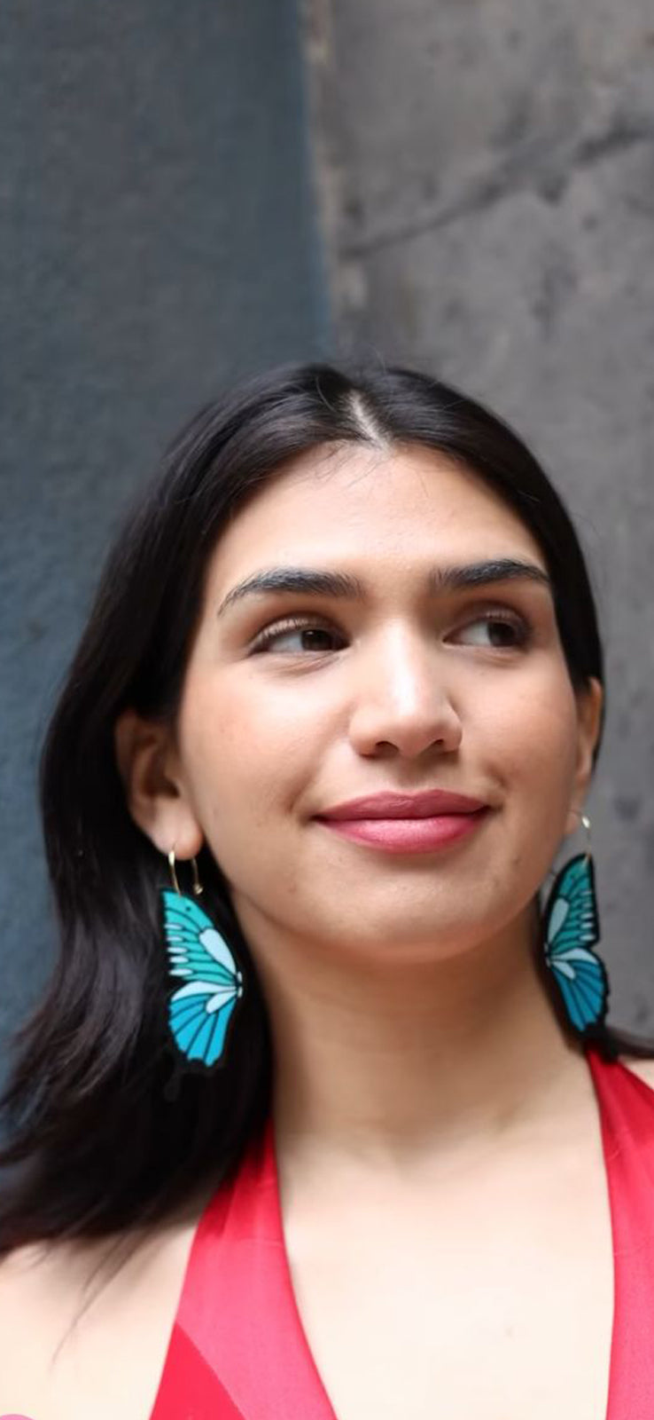 Wooden Butterfly Wing Earrings - sustainable wooden earrings from alderwood, wooden jewelry, butterfly wing earrings, wooden butterfly wings (Copy)