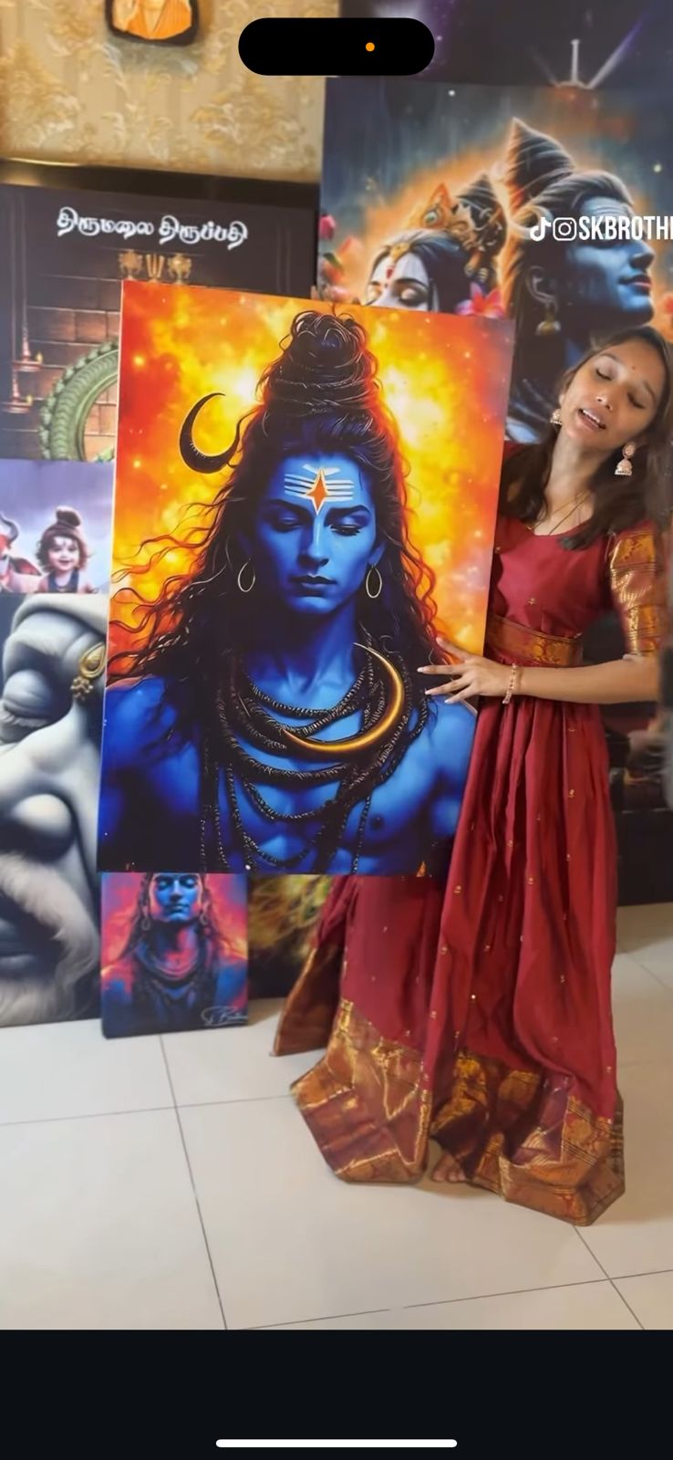 Shiva Canvas Wall ArtS